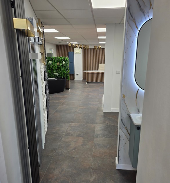 Blue Sky Luxury Bathrooms Tamworth showroom — serving Sutton Coldfield