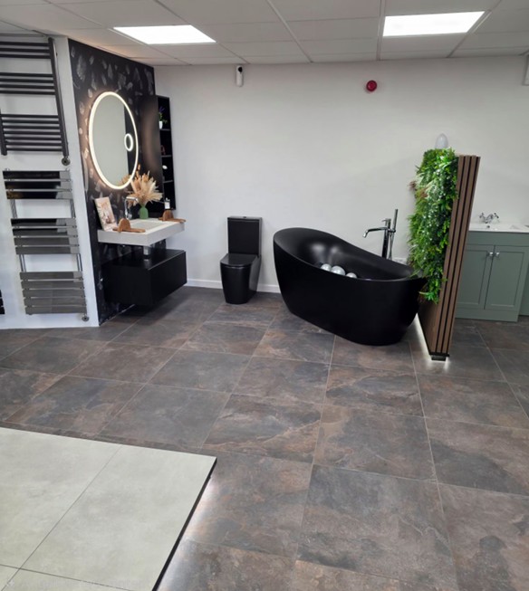 Blue Sky Luxury Bathrooms Tamworth showroom — serving Cannock